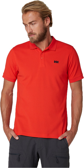 2019 Helly Hansen Driftline Polo Shirt Alert Red 50584 - Sailing - Sailing - Yacht | Wetsuit Outlet